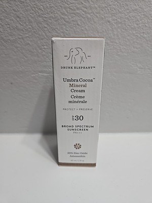DRUNK ELEPHANT UMBRA SHEER Mineral Cream SPF 30 SUNSCREEN 2 oz BNIB SEALED