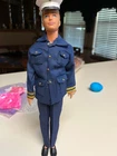 Vintage Gi Joe 12" KO Mego Air Forc Dress Set With Ha and Shoes with Doll