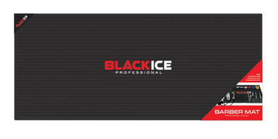 Black Ice BIC012 Professional Barber Mat Anti-Slip XL 30'' x 13'' Heat Resistant