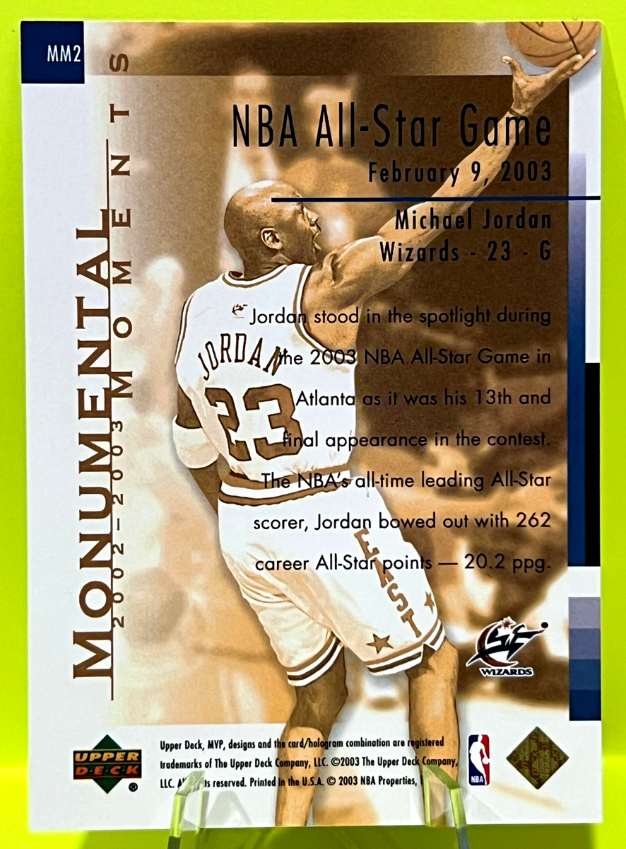 新品　Michael Jordan rare AIRジョーダン NBA 2パック michael jordan 2002-03 Upper Deck MVP 
