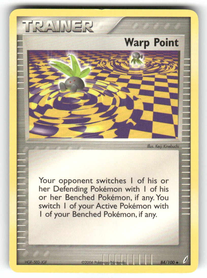Warp Point 84/100 - UC Crystal Guardians Pokemon NM