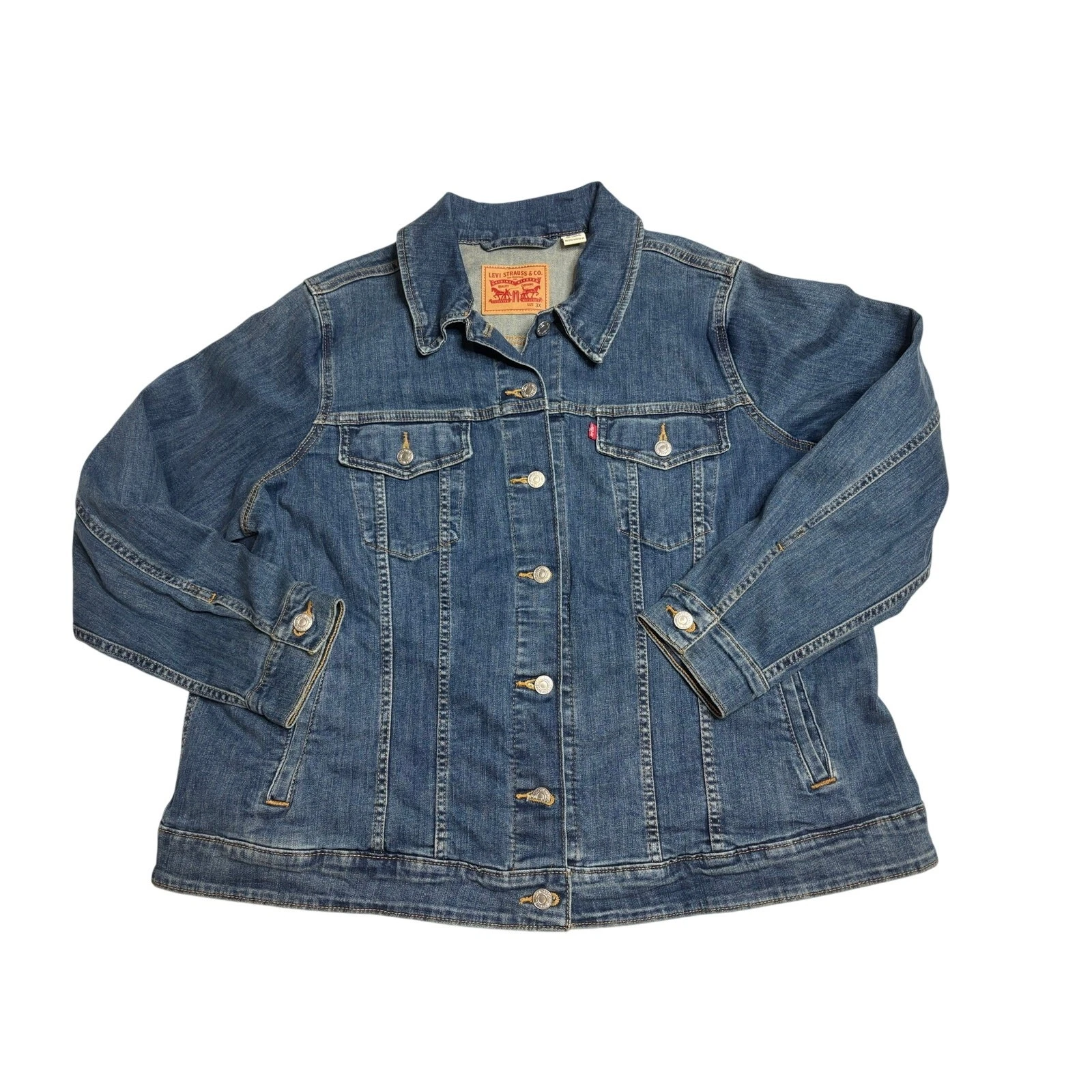 Levi’s Classic Denim Trucker Jacket SZ 3X
Opens in a new window or tab
