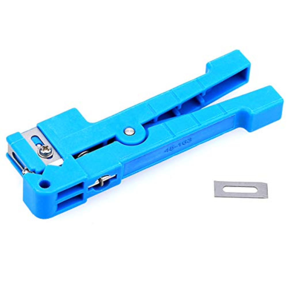 45-163Fiber Optic Jacket Stripper Coassiale Stripper Cable Stripping Cutter Tool