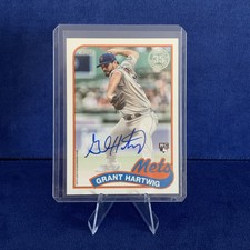 2024 Topps Grant Hartwig #89BA-GHA 35th Anniversary Rookie Auto! New York Mets!
