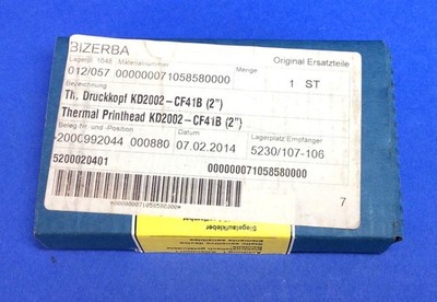 KD2002-CF41B Thermal Printhead for Bizerba KH800 KH-800 KH-II 800 - OEM