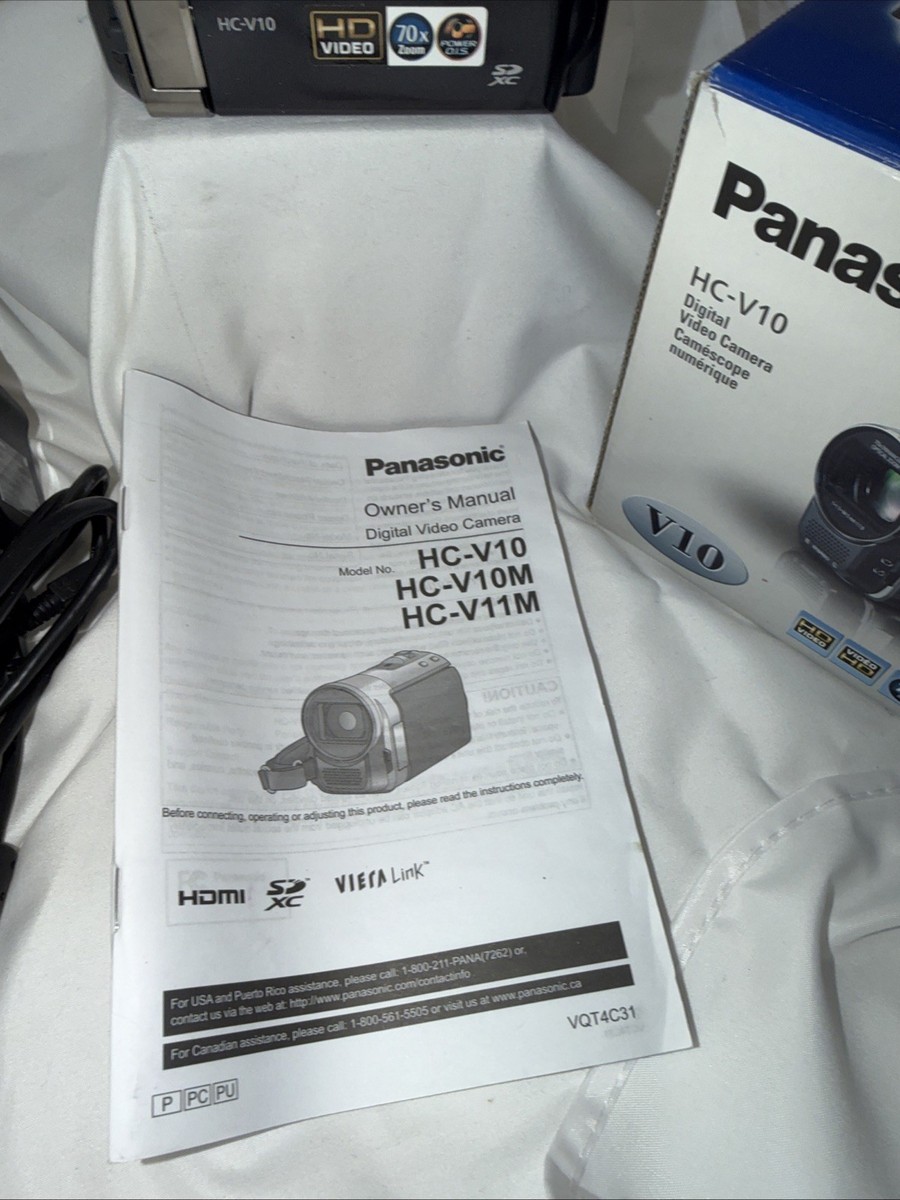 Panasonic HC-V10 Camcorder - for sale online | eBay