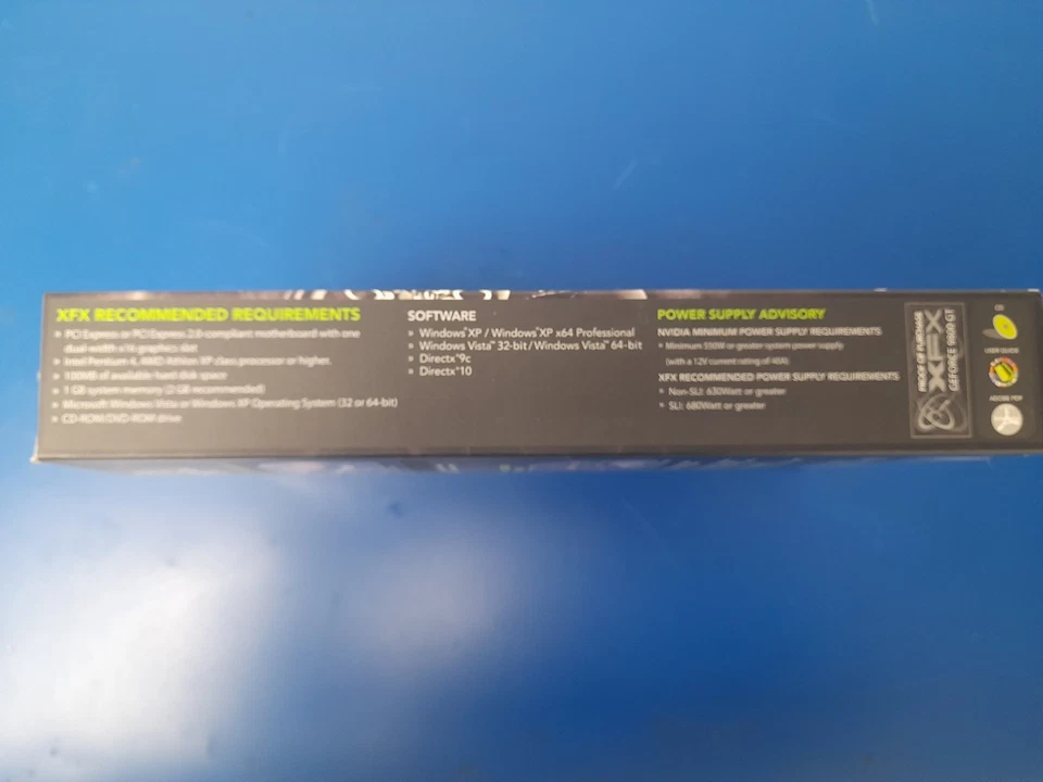 XFX GeForce 9800 GT 512MB DDR3 DVI S-VIDEO GRAPHICS CARD - Image 4 of 4