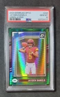 Jayden Daniels 2024 Donruss Optic Green Hyper Rookie Card PSA 10 Commanders