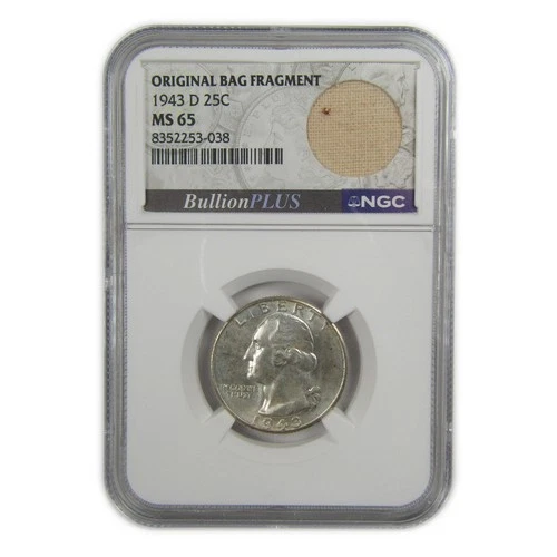 1943-D Washington Quarter — photo from another recent sale
