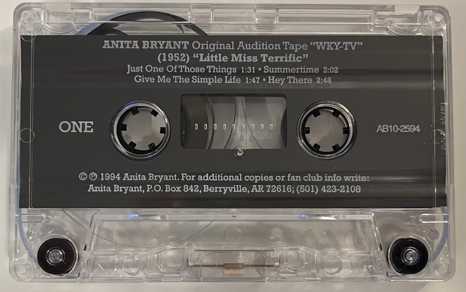 Anita Bryant - (1952) Little Miss Terrific - Original Audition Tape "WKY-TV" - Image 4 of 4