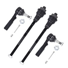 4Pcs Front Inner Outer Tie Rod Ends Replacement for Cadillac Escalade Chevy