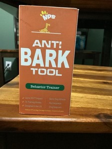 NPS Alpha Anti Bark Tool Dog Behavior Training Device Rechargeable New Open Box