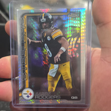 Topps 2024 Chrome Aaron Rodgers Pittsburgh Steelers QB #255 Football Card