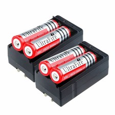 Rechargeable Battery 3.7V Button Top 3000mAh Lithium Battery Cell for Flashlight