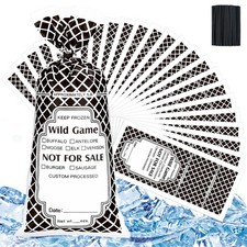 1500 Pack Wild Game Meat Bags Pack for Freezer 1.5 lb 10.4 x 4.4 Inches Groun...