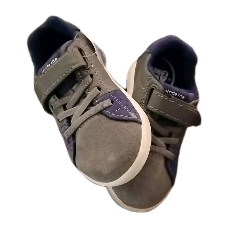 Zapatillas Niño Pequeño Talla 6 Stride Rite Made2Play Maci Gris Azul Marino Colorway Foto 2 de 4