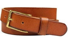 Men's Belts Full Grain Genuine Leather Piece Casual Dress Belt 1-1/8" 30mm ...