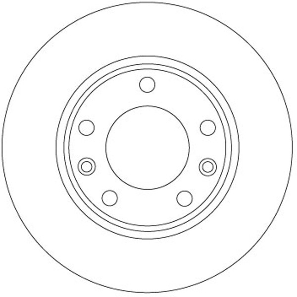 2X Trw Bremsscheibe DF6910 FüR 308 Peugeot Sw 2 Thp 110 130 Vti Bluehdi 100 120-image