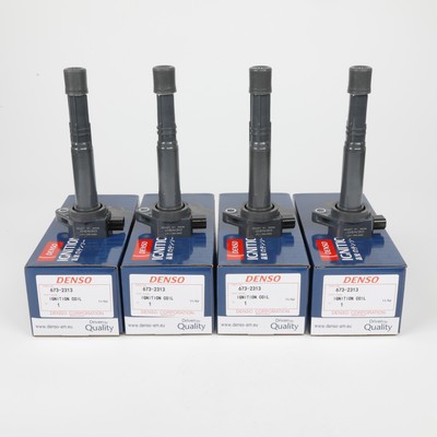 Set of 4 DENSO Ignition Coils fits Honda Accord CR-V Acura2.4L Replacement Parts