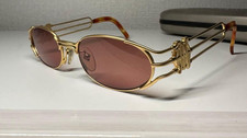 Jean Paul Gaultier Vintage Steampunk Sunglasses 90s JPG Engraving MADE IN JAPAN