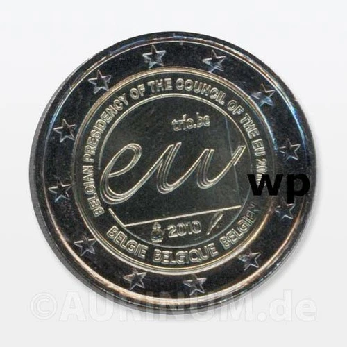 2 Euro Belgium 2010 EU Presidency