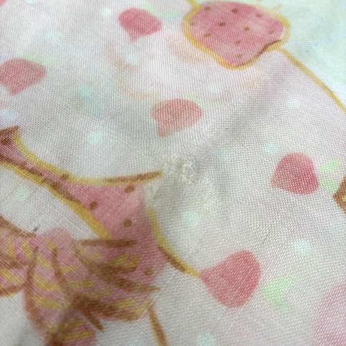 VTG 80s STRAWBERRY SHORTCAKE Twin Sheet Set Flat Fitted & Case American Greeting - Picture 11 of 13