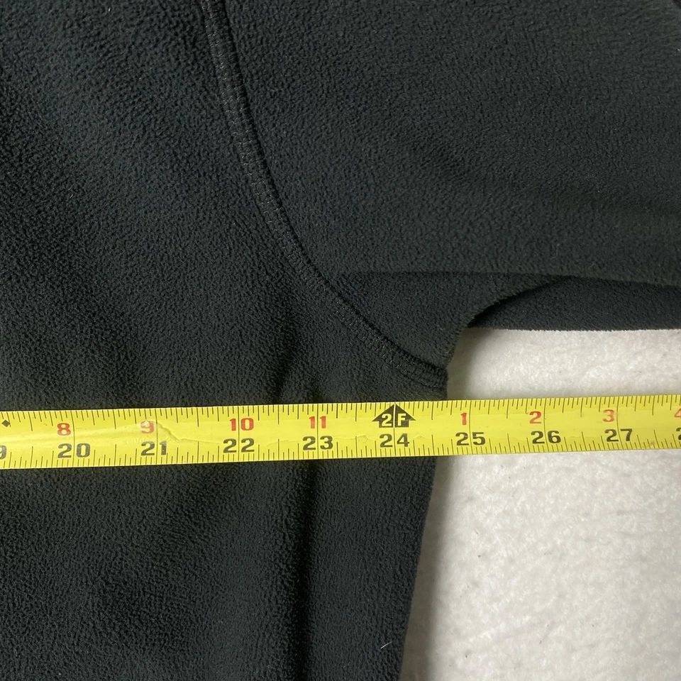 VTG LL Bean Subaru Polartec Fleece Jacket Full Zip Men's Black Size Medium - Image 2 of 4