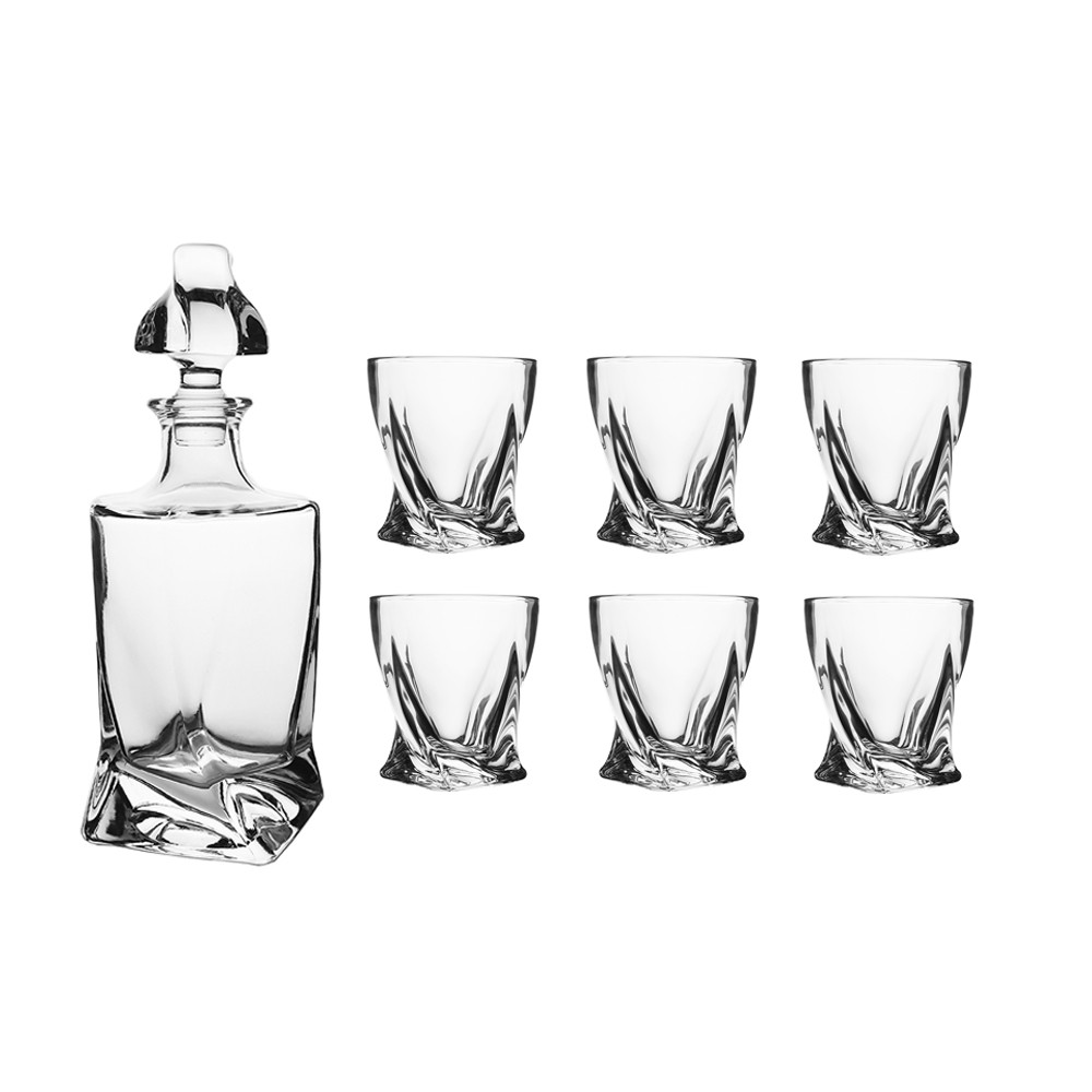 Carafe avec 6 verres Table Passion de 9.5 cm en verre pour l'art de la table au quotidien