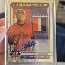 2023 Panini Stars & Stripes Gedionne Marlin Auto RC Netherlands /23