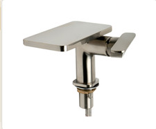 Grifo de baño monomando de níquel cepillado ALFI AB1882-BN