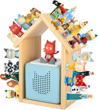 DIY House for Tonies Box Storage Organizer Shelf for 40 Tonie Figures with 40Pc