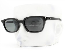 Ray-Ban Zaya Sunglasses RB4456 6677/81 Polished Black Polarized 53mm w/case