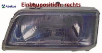 Abakus 661-1122R-LD-EM Hauptscheinwerfer Rechts Scheinwerfer