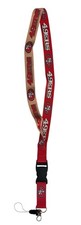 Lanyard Keychain NFL Football Cowboys Raiders 49ers Keychains Detachable NWOT