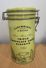 Empty Reusable Cartwright And Butler Biscuit Tin