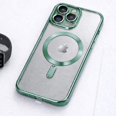Magsafe Hülle Kameraschutz für iPhone 11 12 13 14 15 16 17 Pro Max Magnet Case