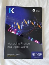 CIMA E1 Kaplan Publishing Study Text Managing Finance in a Digital World