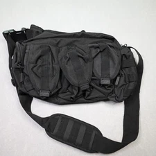 SOG Tactical Messenger Bag Black Shoulder Strap Utility MOLLE TACT POINT Pouches