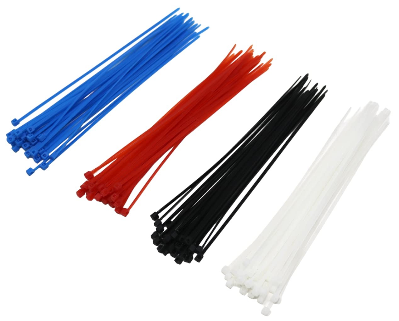 fiXte Cable Ties Multi Use 2mm x 150mm Plastic Tie Wraps Zip Ties Office Home Garden Garage Workshop (Pack of 120) - Image 3