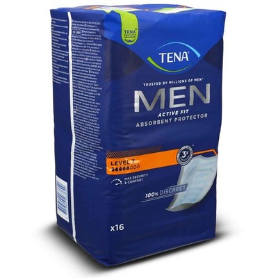 TENA MEN Active Fit Level 3 Inkontinenz Einlagen 16St, PZN 17981769