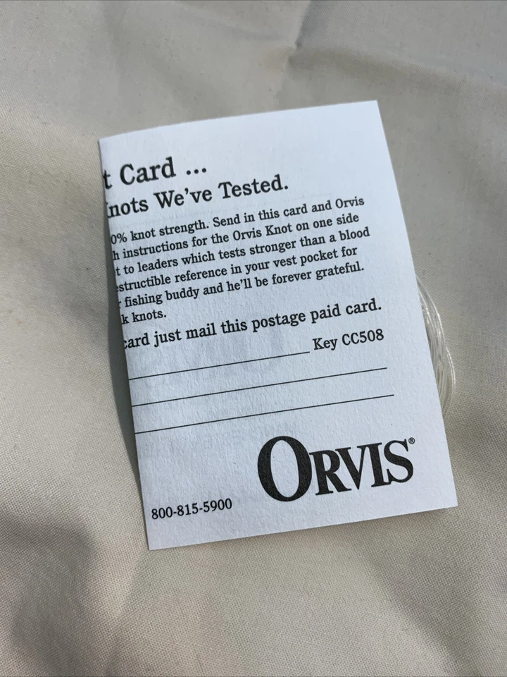 Orvis Mirage Pesca con Mosca Líder Cónico Sin Nudos Paquete Único 12 lb 9 pies ver Fotos Foto 3 de 4