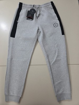 NWT Li Ning Way of Wade Gray Sweat Pants Joggers - Mens Size L (R4)