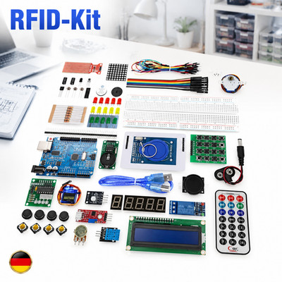 Starter Kit UNO R3 Lernkit RFID LCD Display 40 Komponenten für Arduino 40+ mit