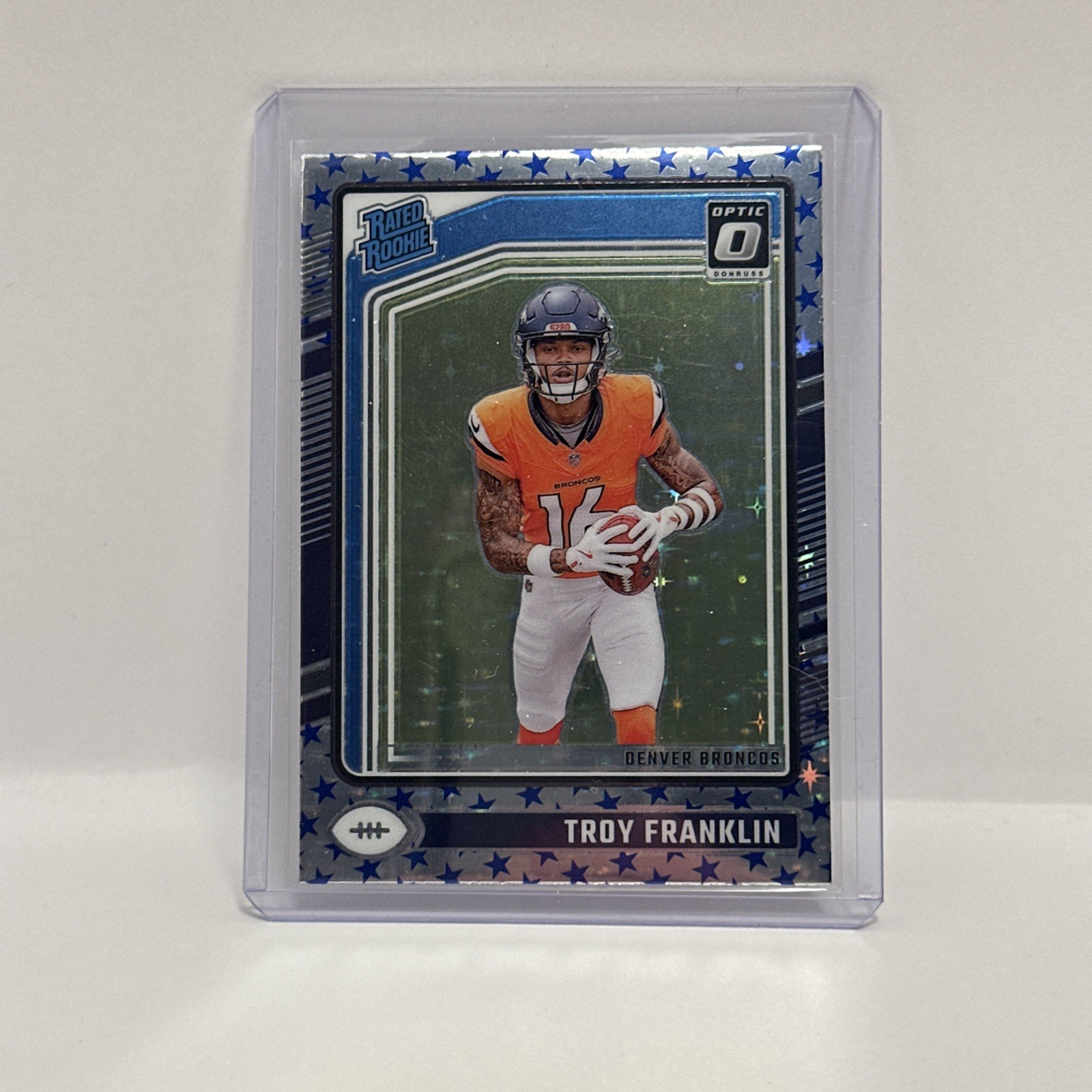 2024 Panini Donruss Optic - Rated Rookie Troy Franklin #294 Stars Prizm (RC)