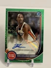 RON HOLLAND II 2025 Bowman Chrome GREEN MOJO REFRACTOR AUTO /99 Detroit Pistons
