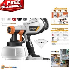 Professional 1200ml HVLP Spray Gun with 4 Nozzles - Perfect for DIY Projects