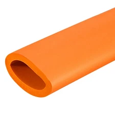 Foam Grip Tubing Handle Grips 35mm ID 47mm OD 20 Inch Orange