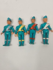 Matchbox Thunderbirds Figures 1992 Gerry Lot Of 4