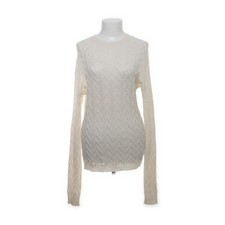 Agnona, Strickpullover, Größe: 44, Beige, Kaschmir/Mohair/Polyamid, Chevron #FbI