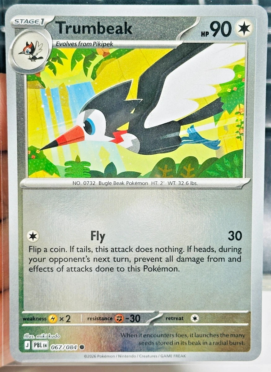 trumbeak pokemon card value 107 - Reverse Holofoil SM Base Set Colorless Colorless Bullet Seed (20) Flip 4 coins Trumbeak #144 Prices | Pokemon